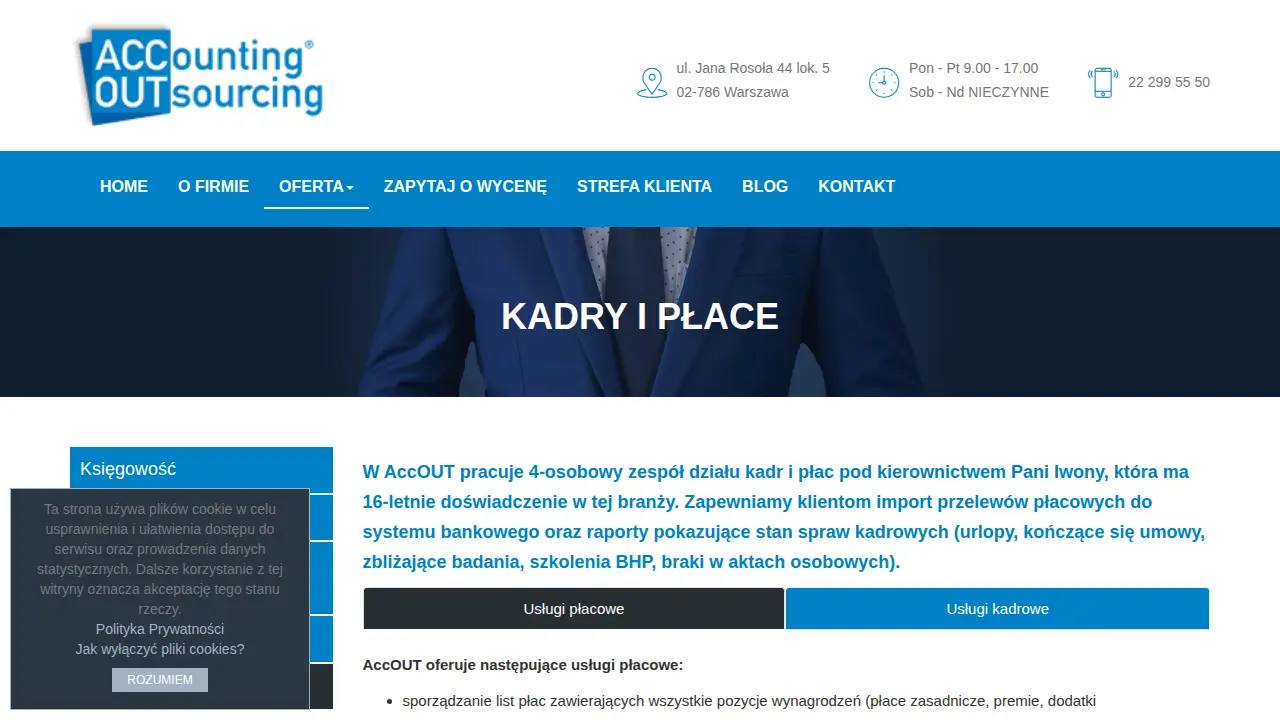 AccOUT page