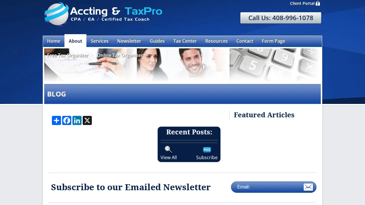 Accting & Tax Pro page