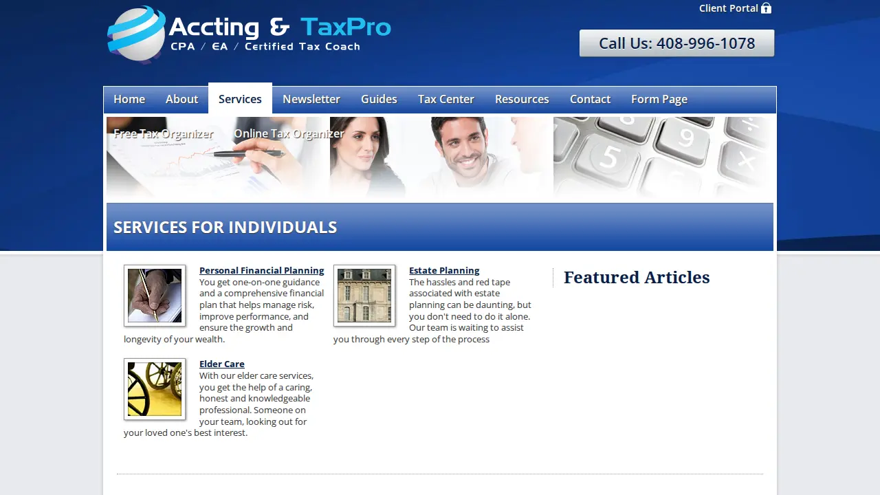 Accting & Tax Pro page