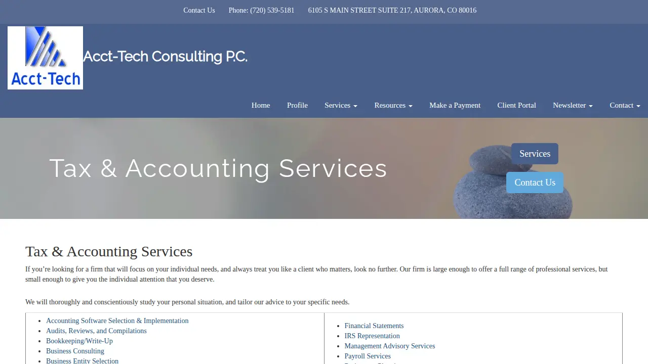 Acct-Tech Consulting P.C. page
