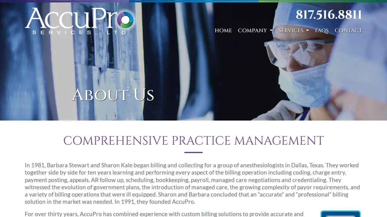 Accupro Services, LTD page