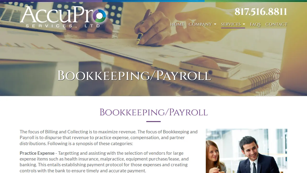 Accupro Services, LTD page