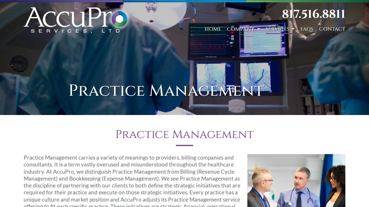 Accupro Services, LTD page