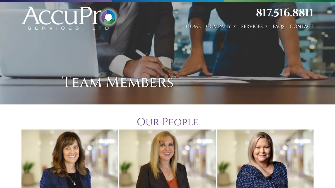 Accupro Services, LTD page
