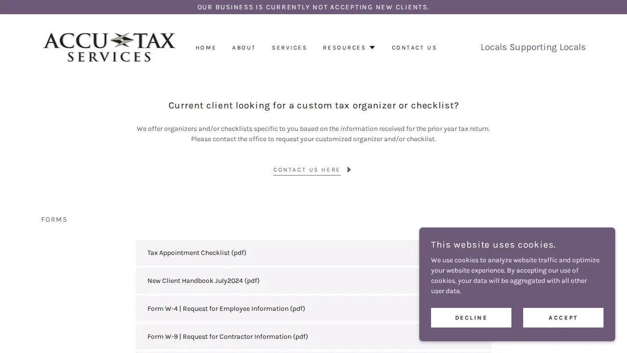 Accu-Tax Services LLC page