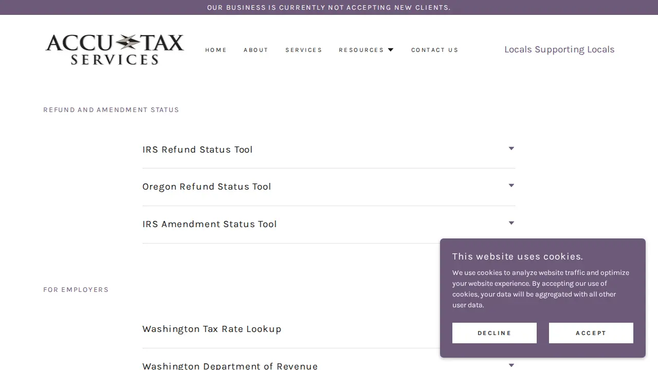 Accu-Tax Services LLC page