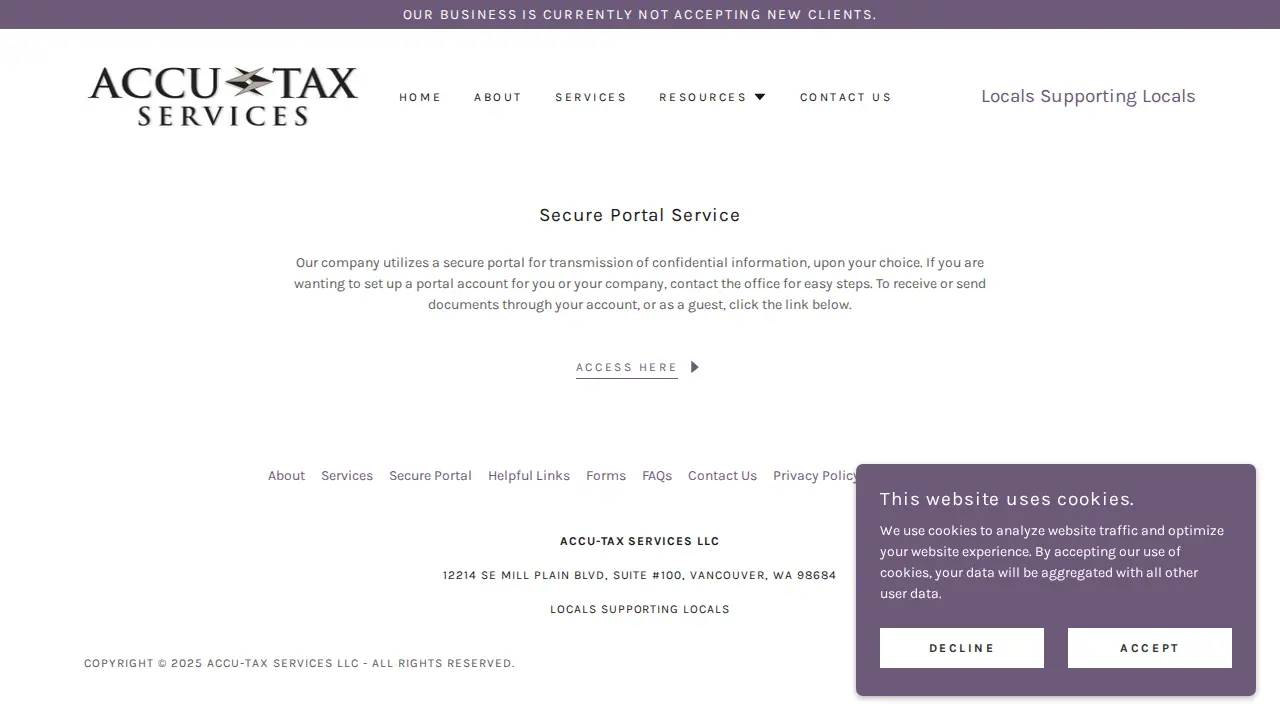Accu-Tax Services LLC page