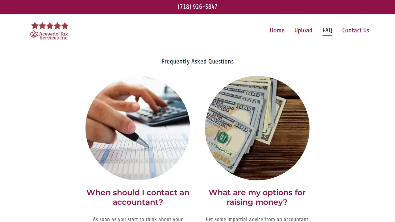 Acevedo Tax Services, Inc. page