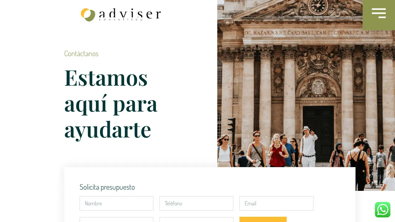 Adviser Consulting page