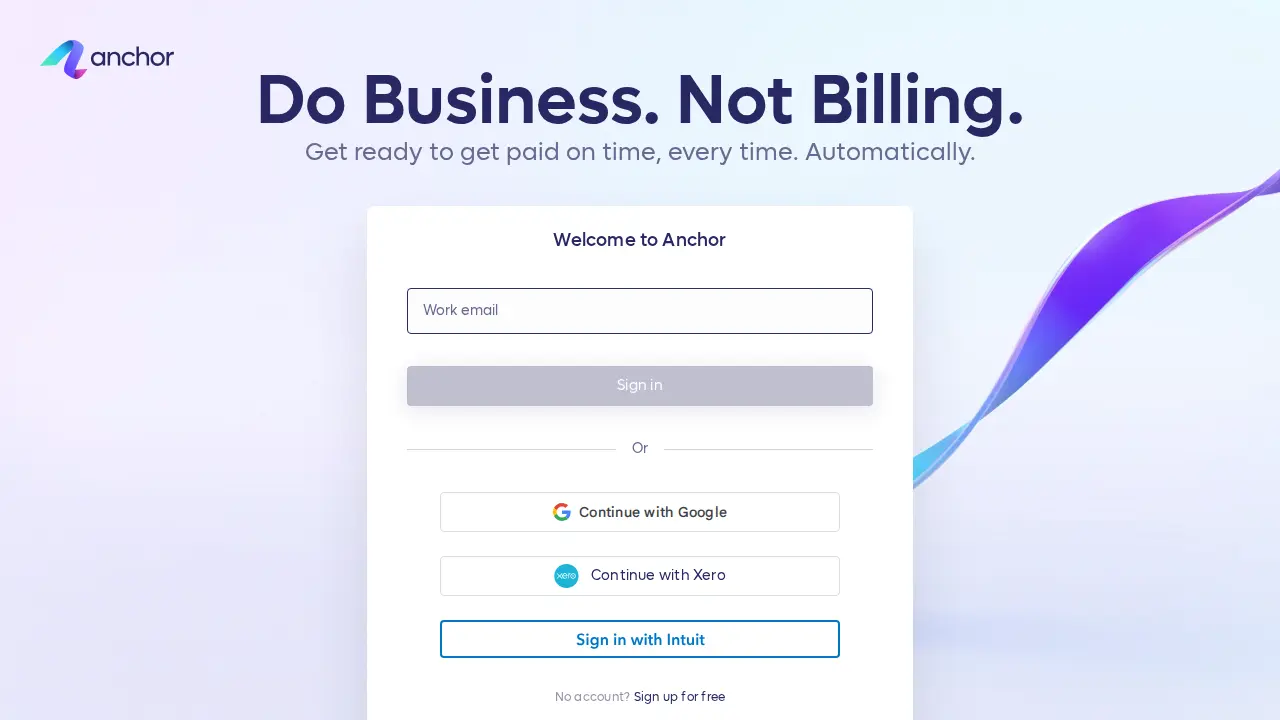 Acru Accounting Solutions page