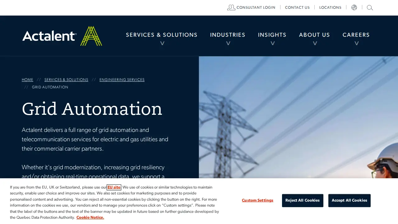 Actalent page