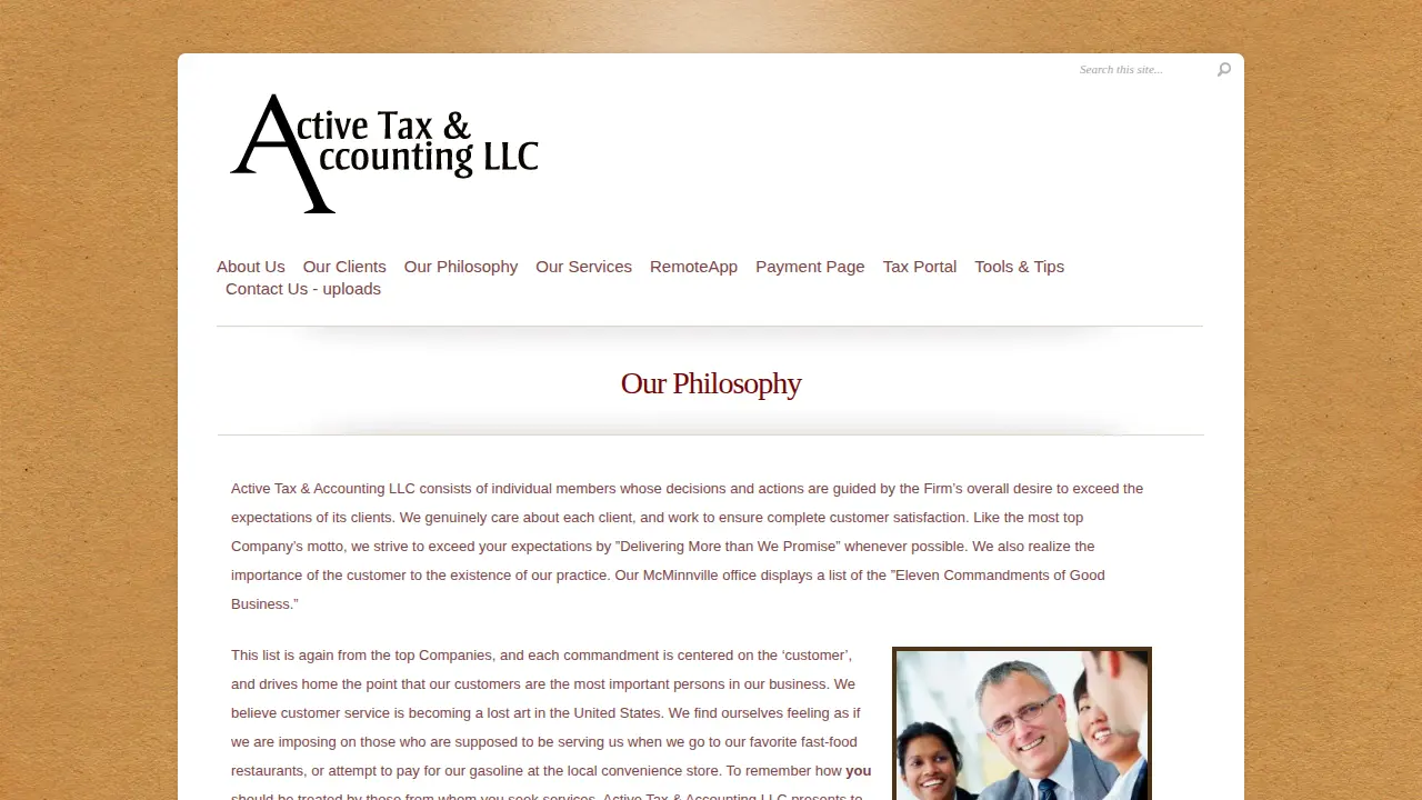 Active Tax & Accounting LLC page