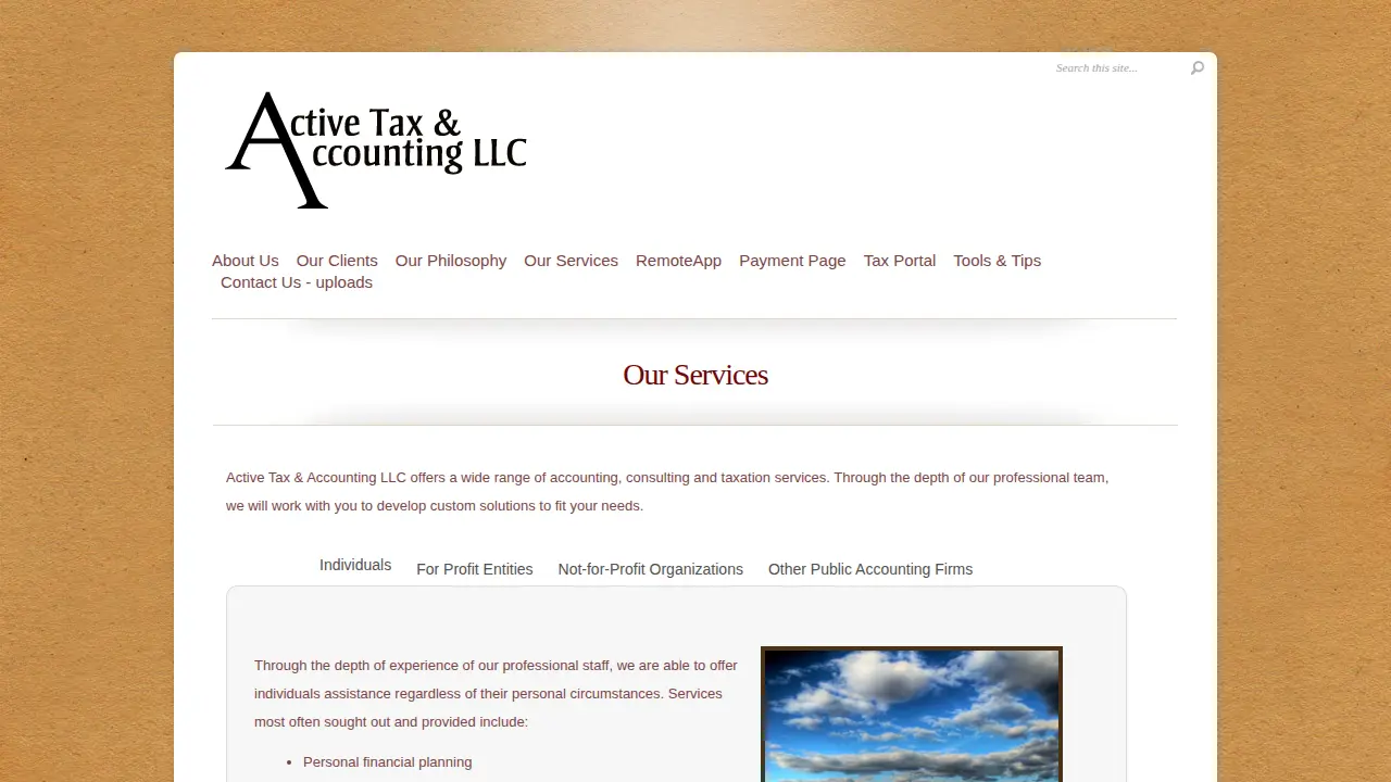 Active Tax & Accounting LLC page