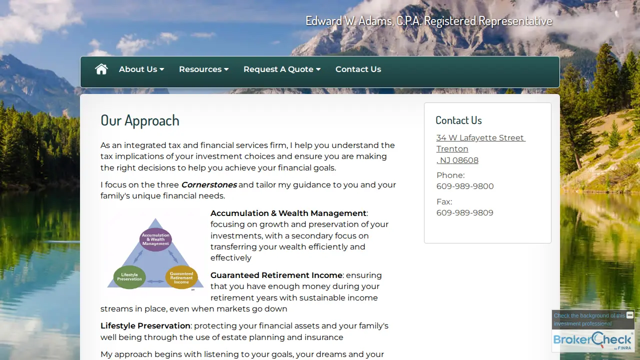 Adams & Associates P.C. DBA Legacy Tax Group page