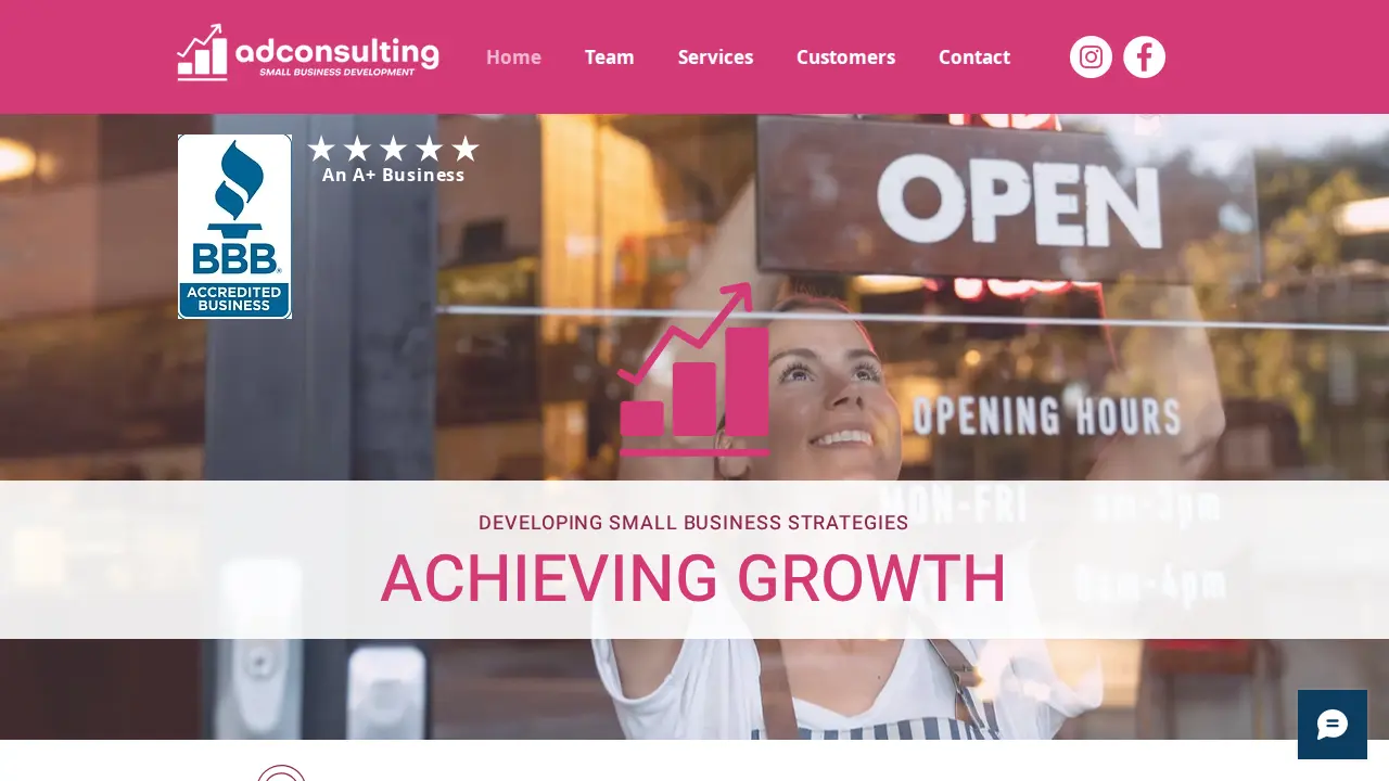 AD Consultants website