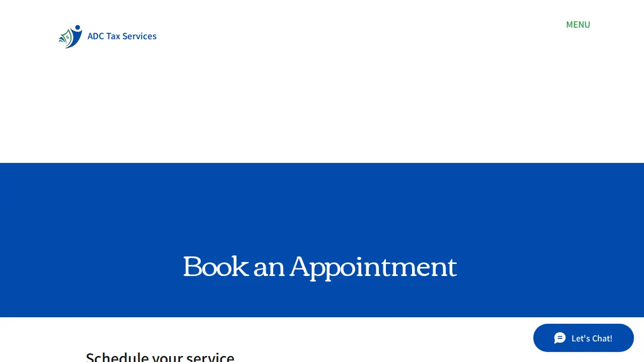 ADC Tax Services page