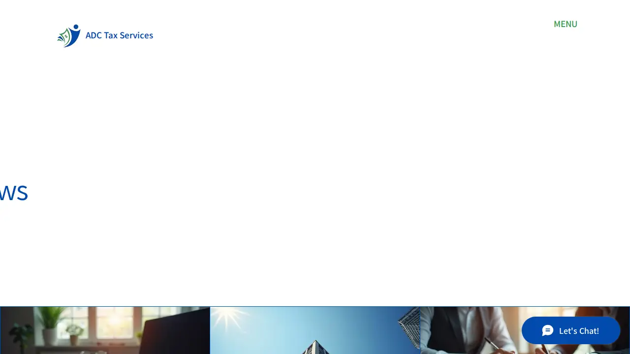 ADC Tax Services page