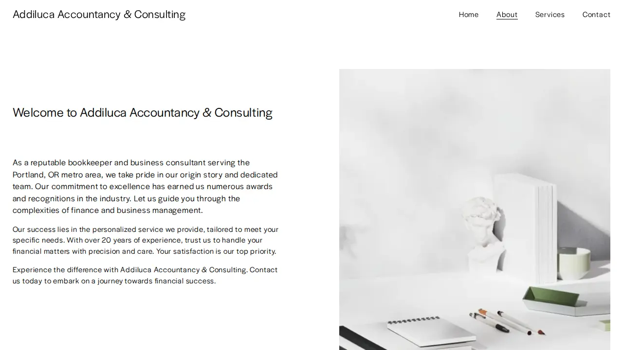Addiluca Accountancy & Consulting page
