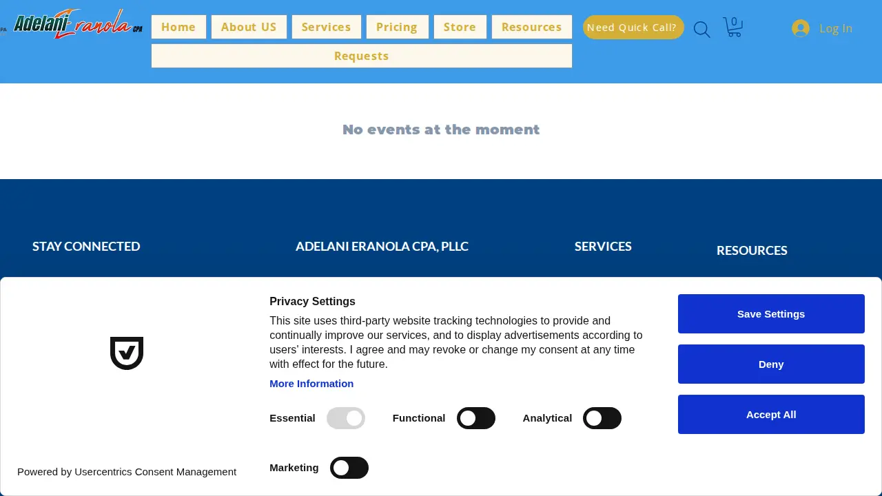 Adelani Eranola CPA, PLLC page
