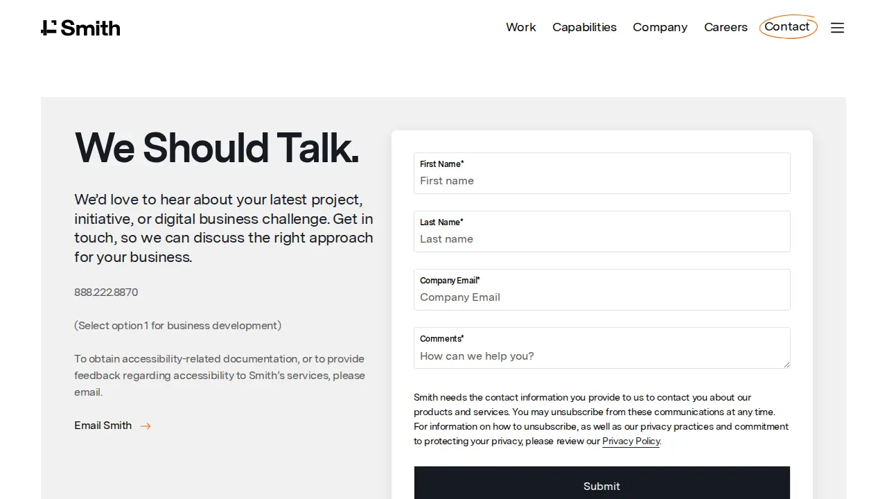 Adept Marketing page