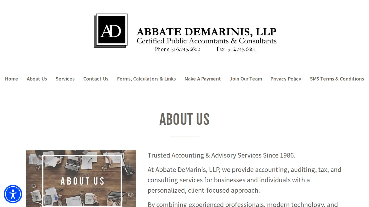 Abbate DeMarinis LLP page