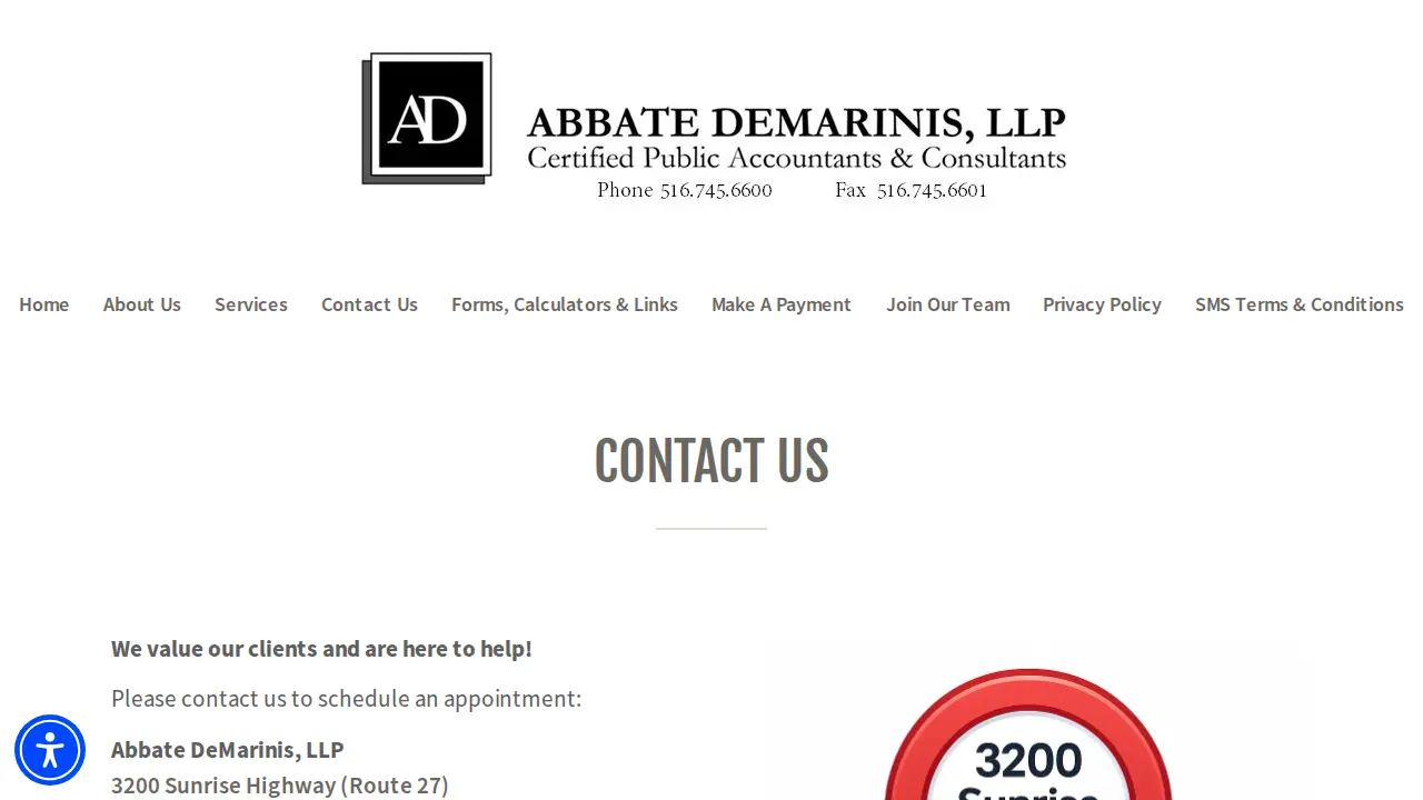 Abbate DeMarinis LLP page