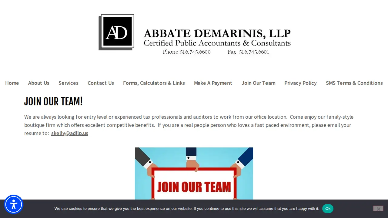 Abbate DeMarinis LLP page