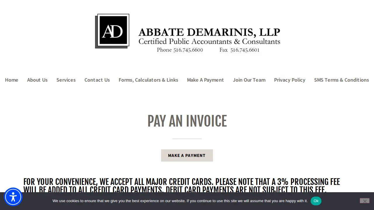Abbate DeMarinis LLP page