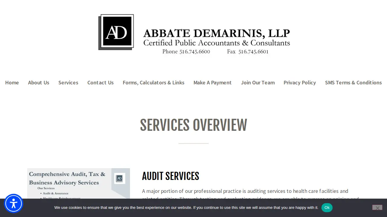 Abbate DeMarinis LLP page