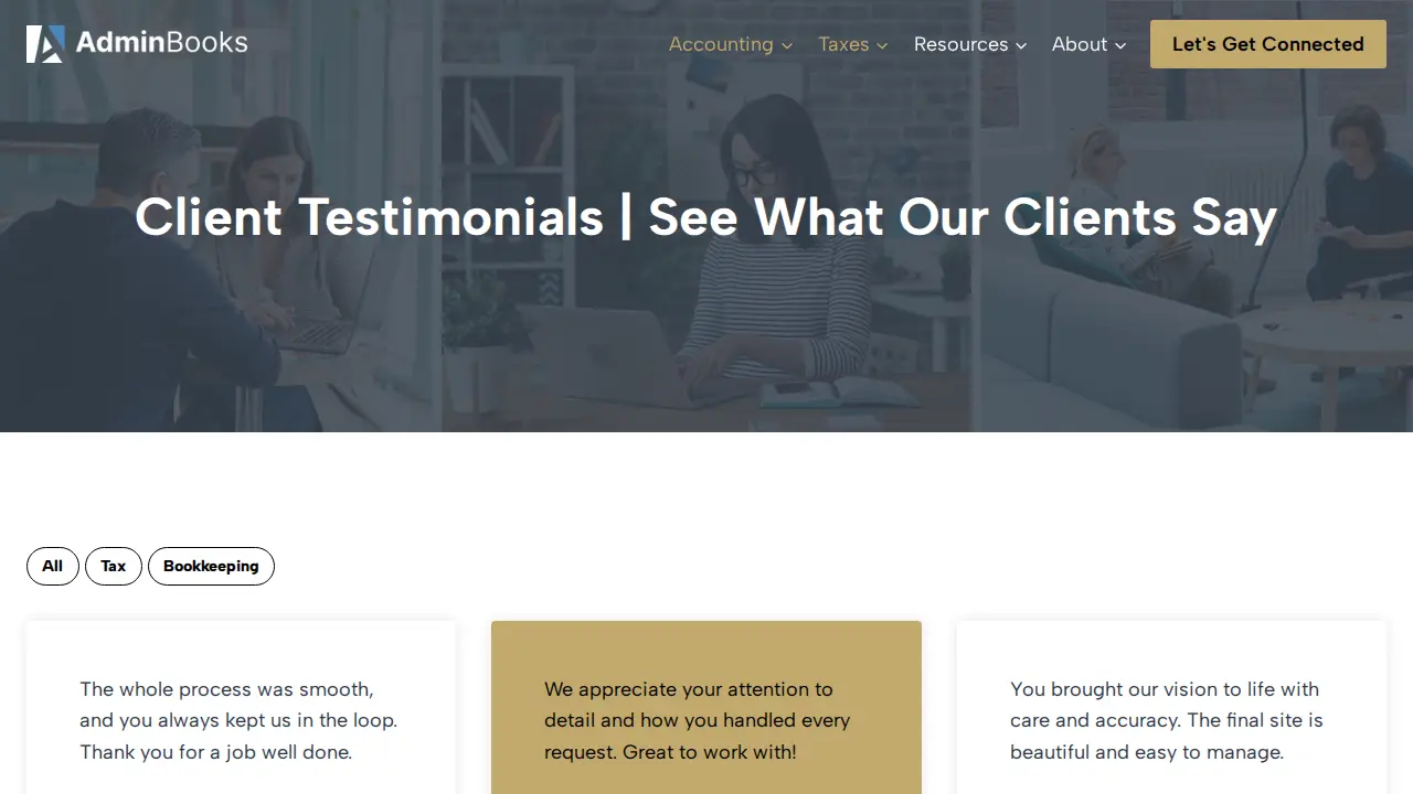 AdminBooks, Inc page