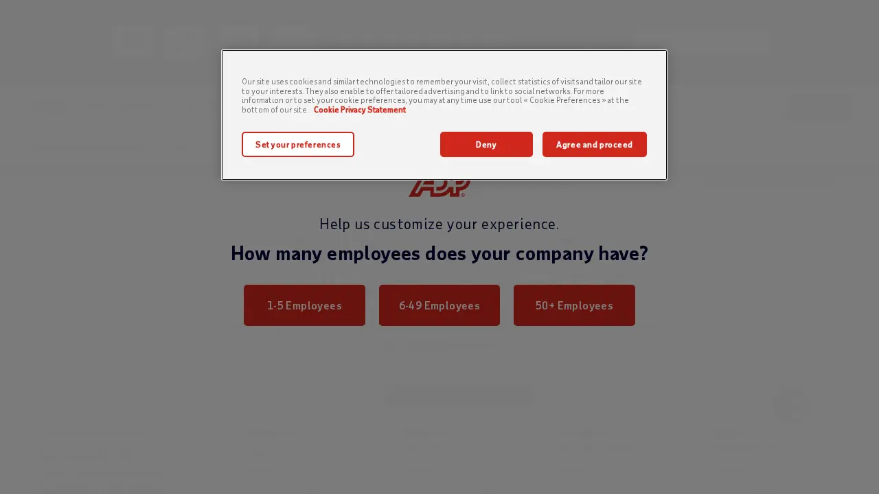 ADP Westerville page