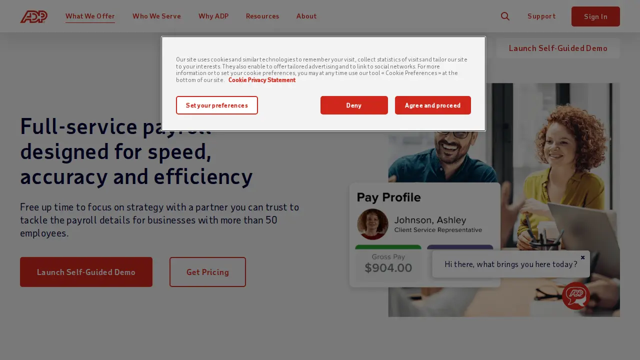 ADP Westerville page