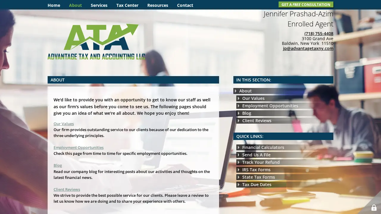 Advantage Tax and Accounting LLC page
