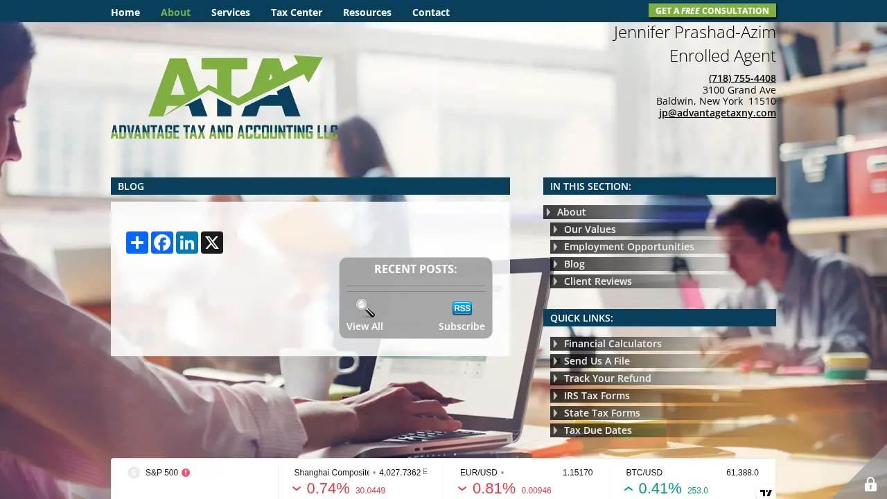 Advantage Tax and Accounting LLC page