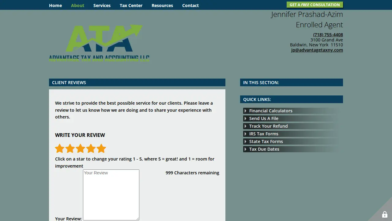 Advantage Tax and Accounting LLC page