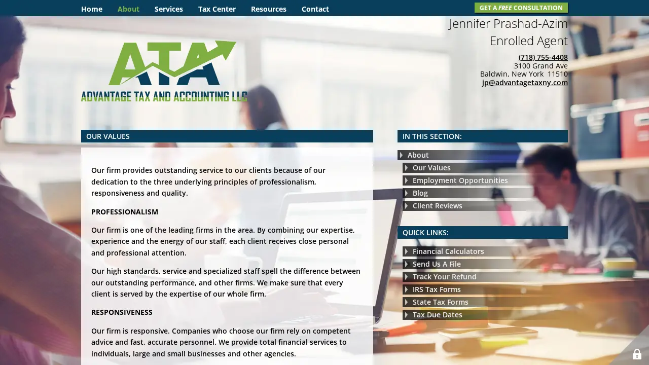 Advantage Tax and Accounting LLC page
