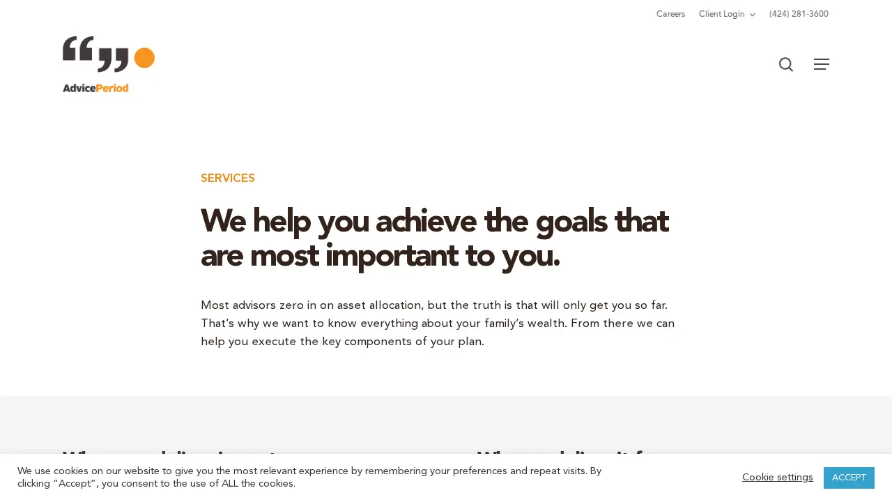 AdvicePeriod page