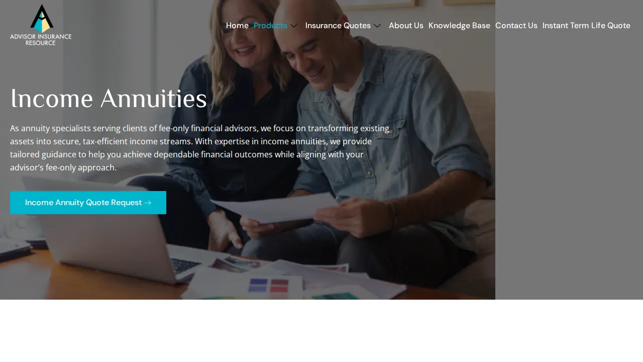 Advisor Insurance Resource page