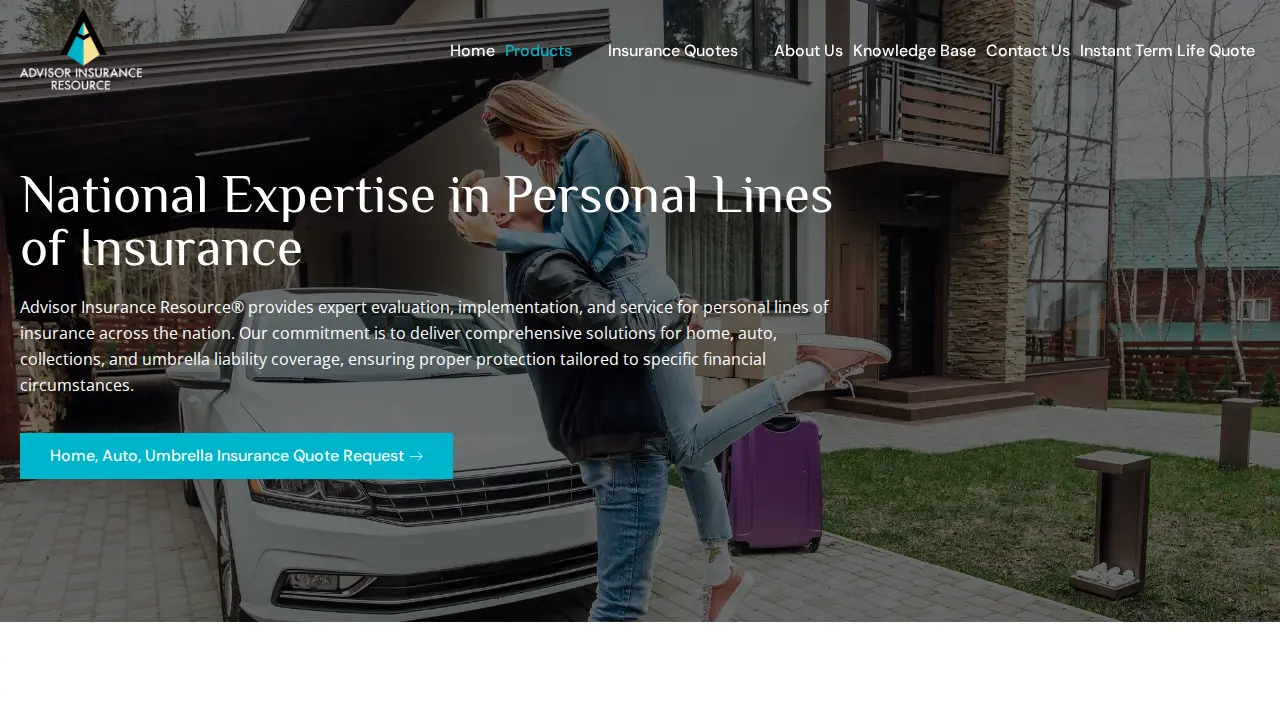 Advisor Insurance Resource page