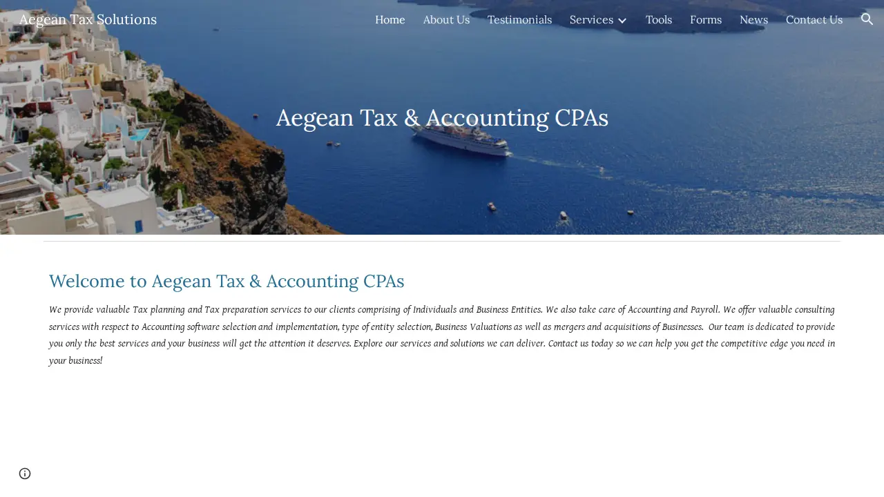Aegean Tax Solutions,CPA