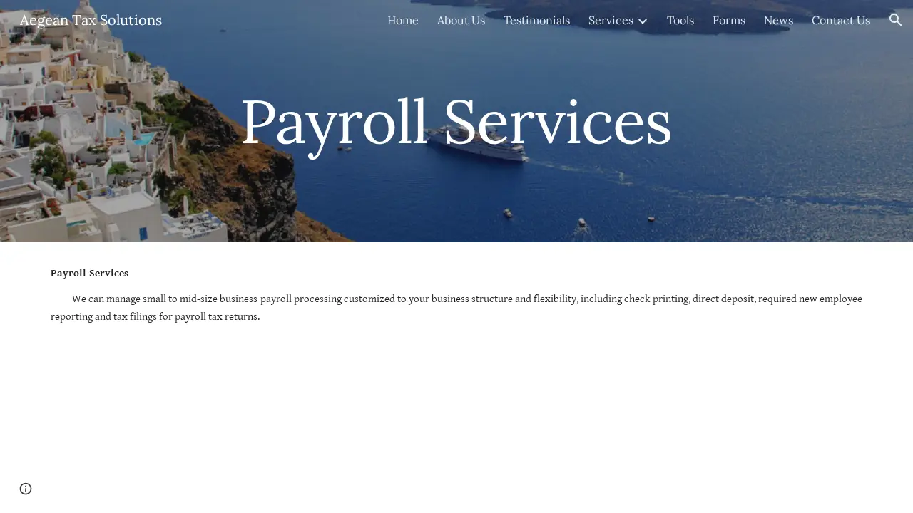 Aegean Tax Solutions,CPA page