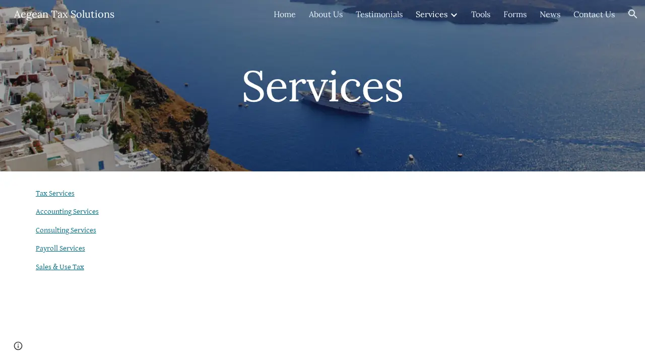 Aegean Tax Solutions,CPA page