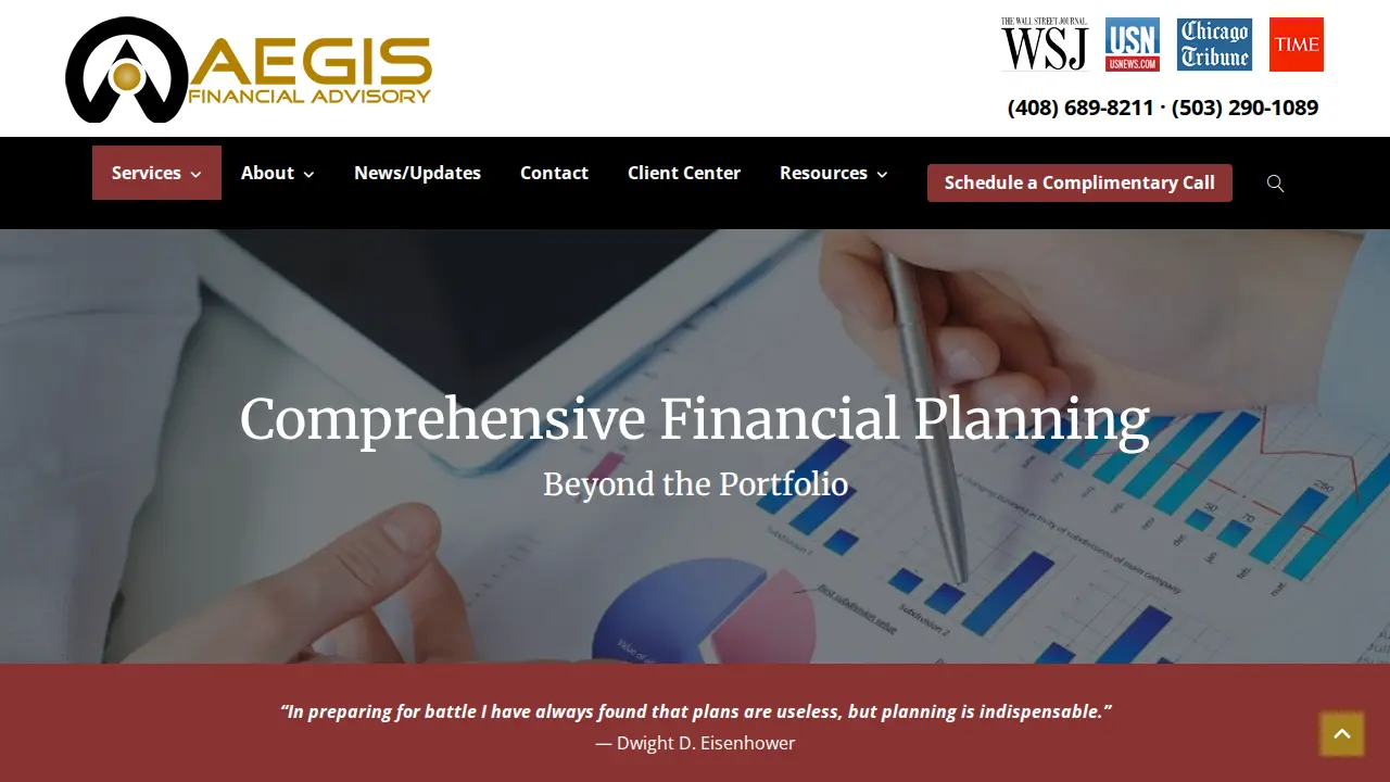 Aegis Financial Advisory, LLC page