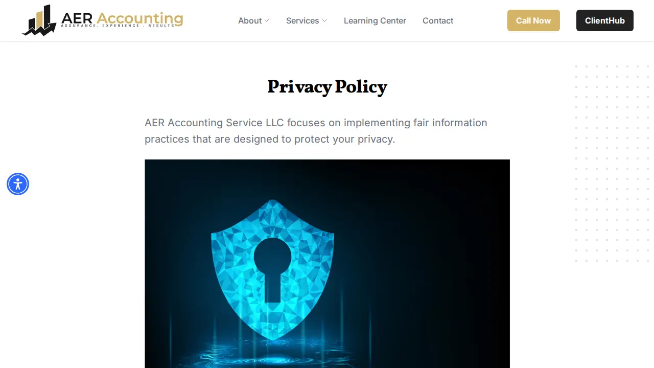 AER Accounting Service LLC page