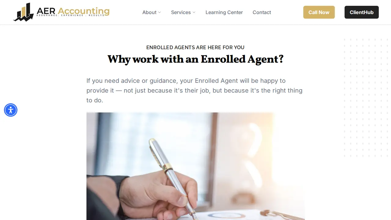 AER Accounting Service LLC page