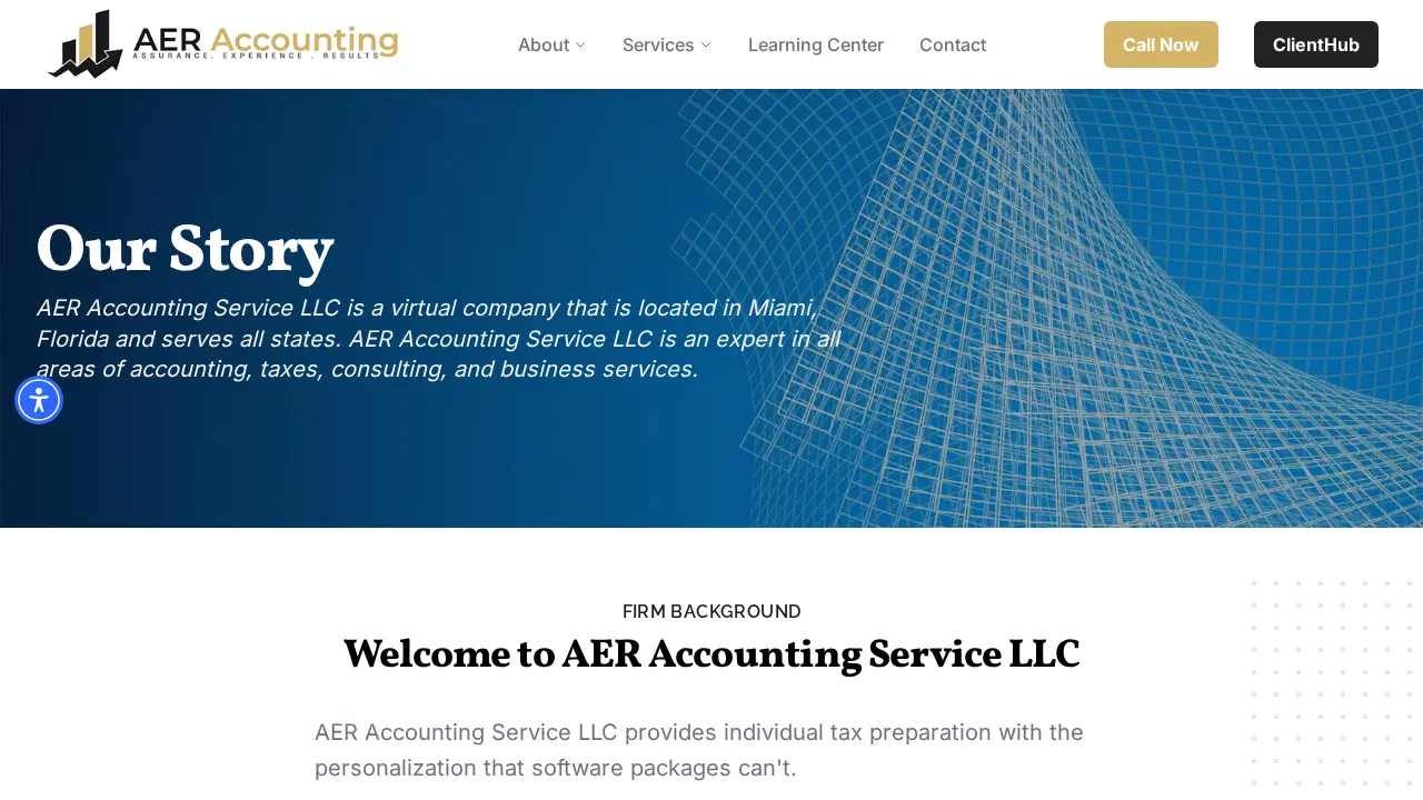 AER Accounting Service LLC page