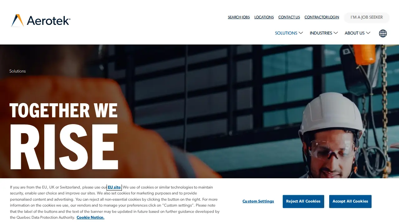 Aerotek page