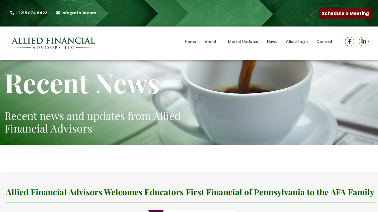 Allied Financial Advisors, LLC page