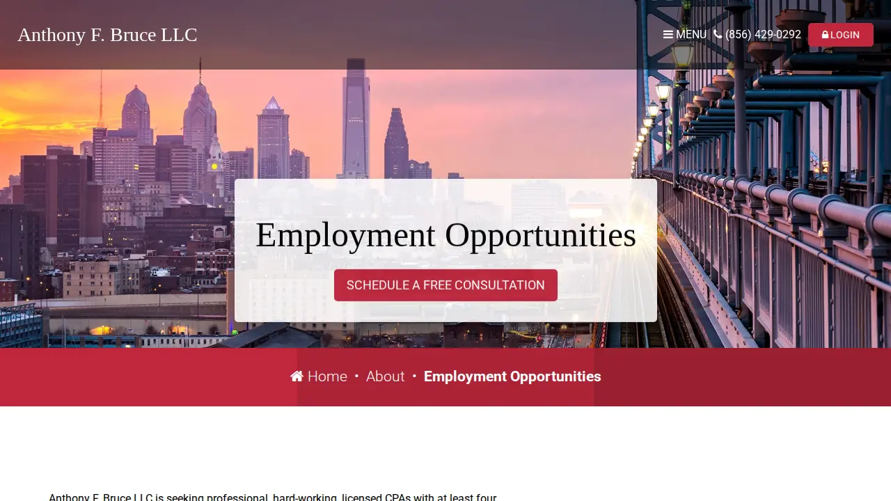 Anthony F Bruce LLC page
