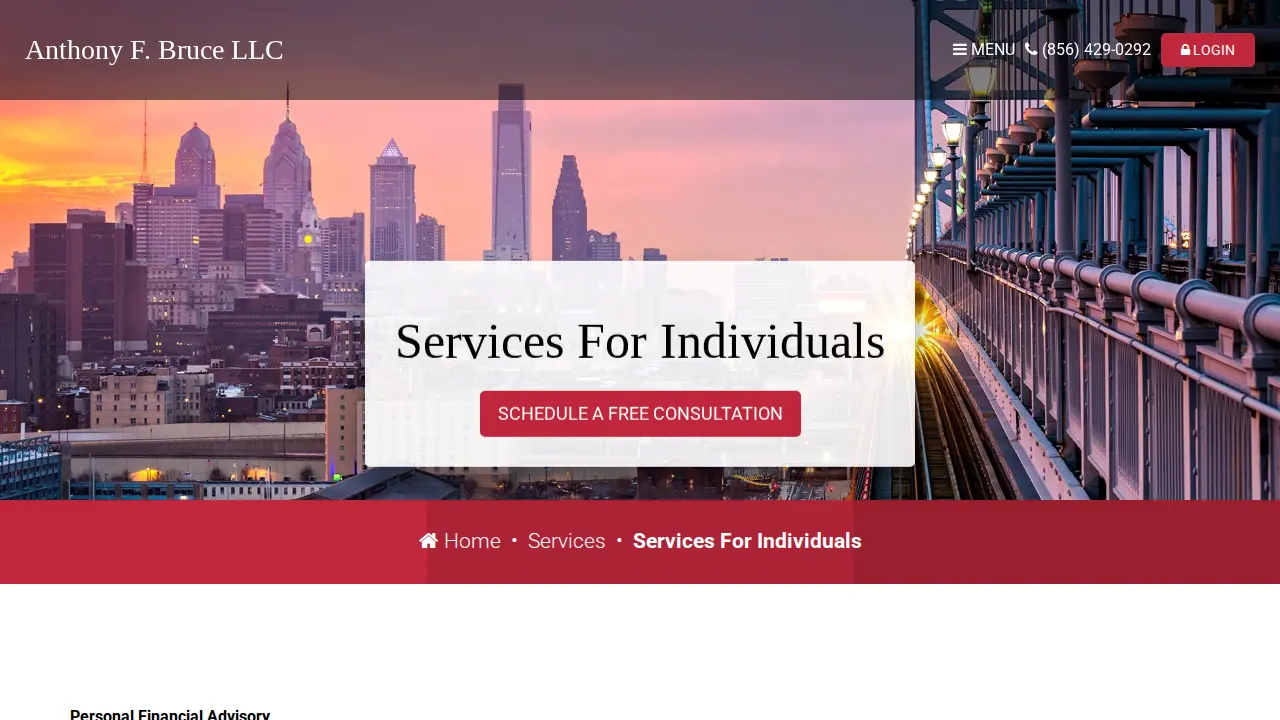 Anthony F Bruce LLC page